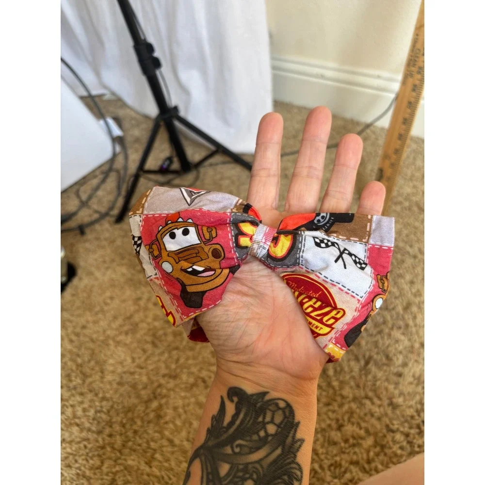 New Bamboo Bamboo Baby Headband Stretch Cars Lightning McQueen Mater Rust-eze